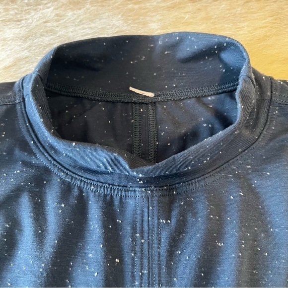 LULULEMON Blue Time to Restore Mock Neck Wrap Around Tie Back Tank Top Bra 4 - Picture 12 of 14